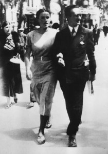 Katia y Kurt Landau en Barcelona durante el año 36
